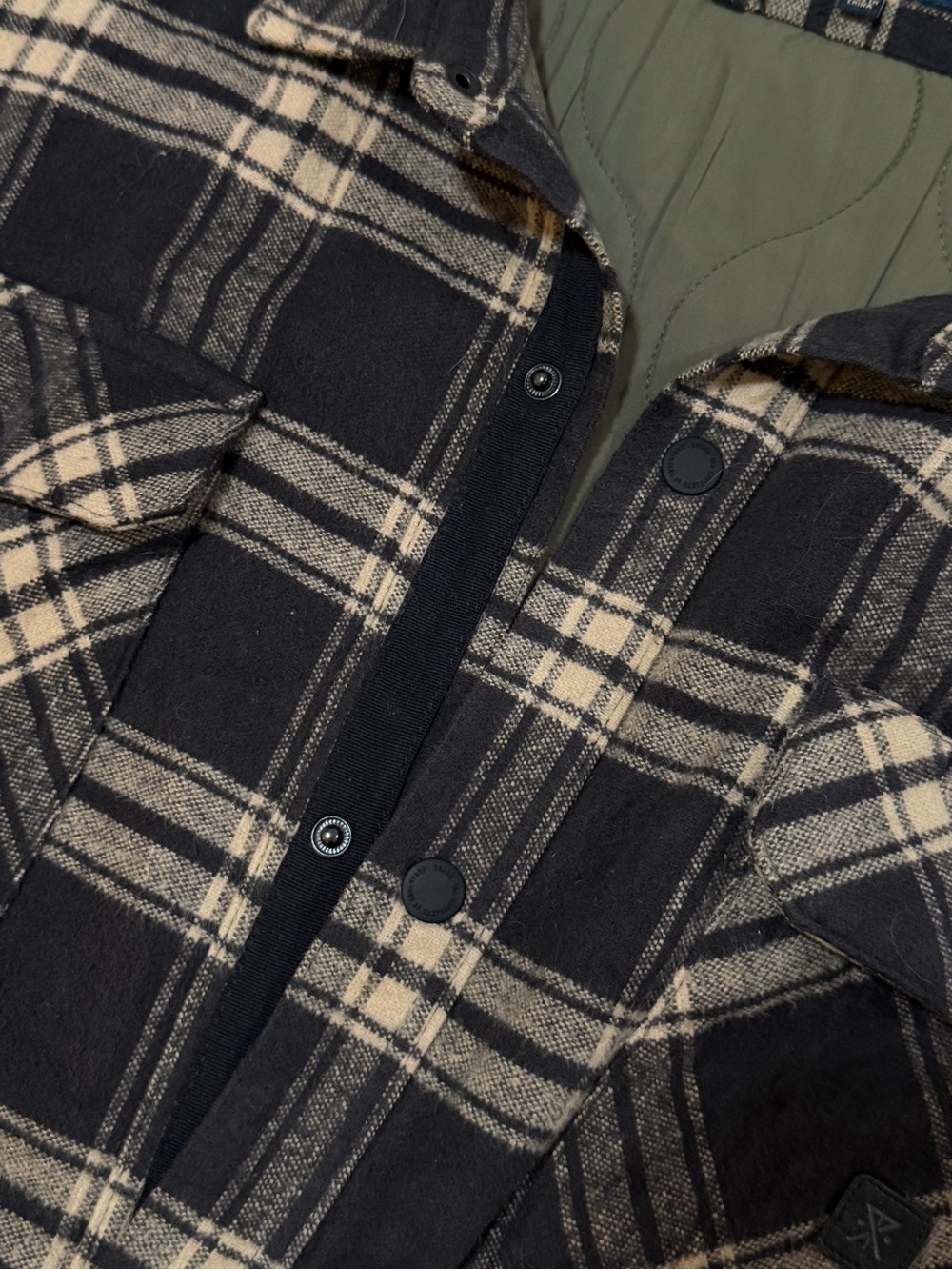 Roark Flannel Plaid Shirt Jacket - size XL - Picture 9 of 11